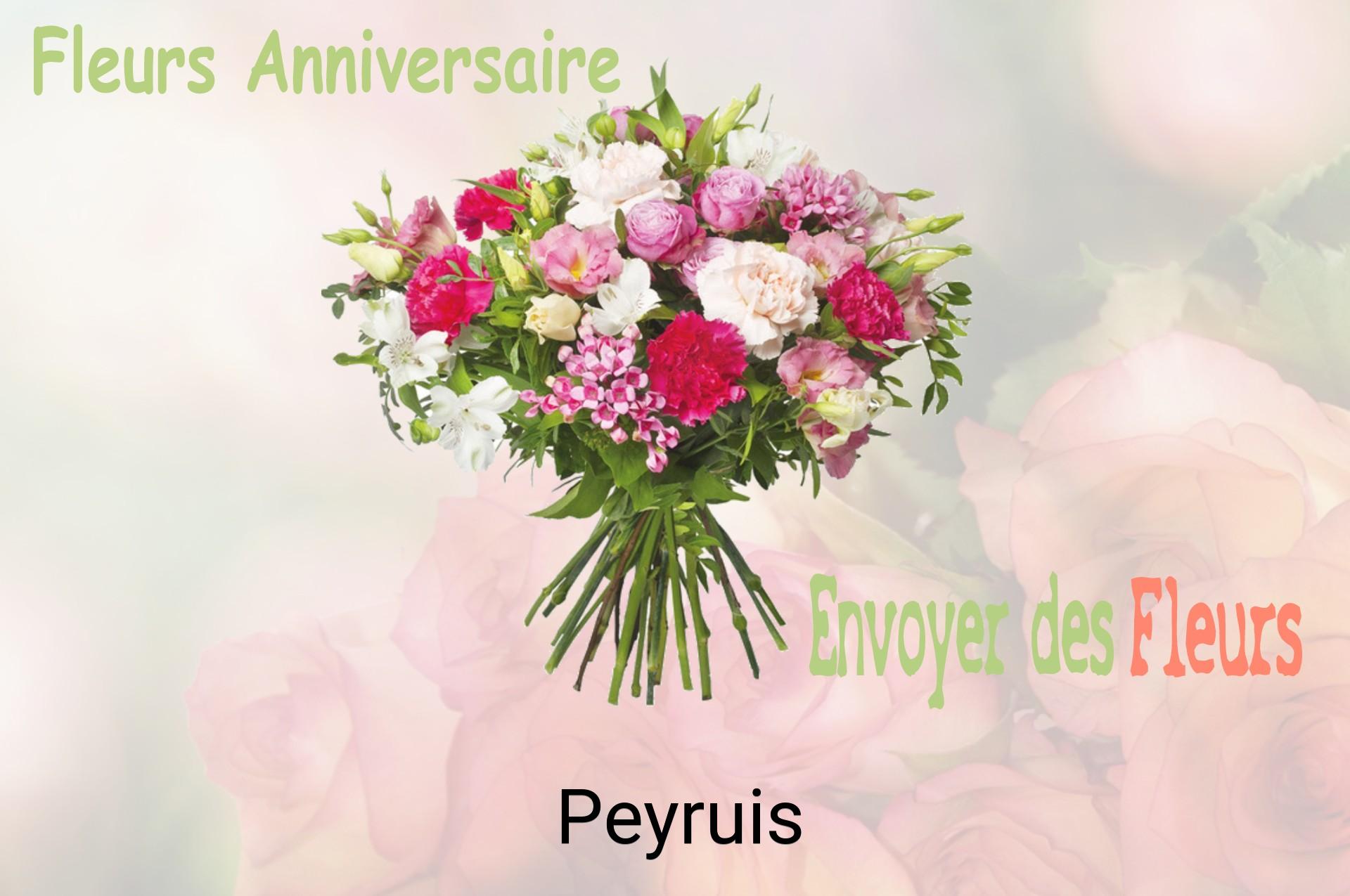 Bouquet de fleurs d’anniversaire livré à Peyruis