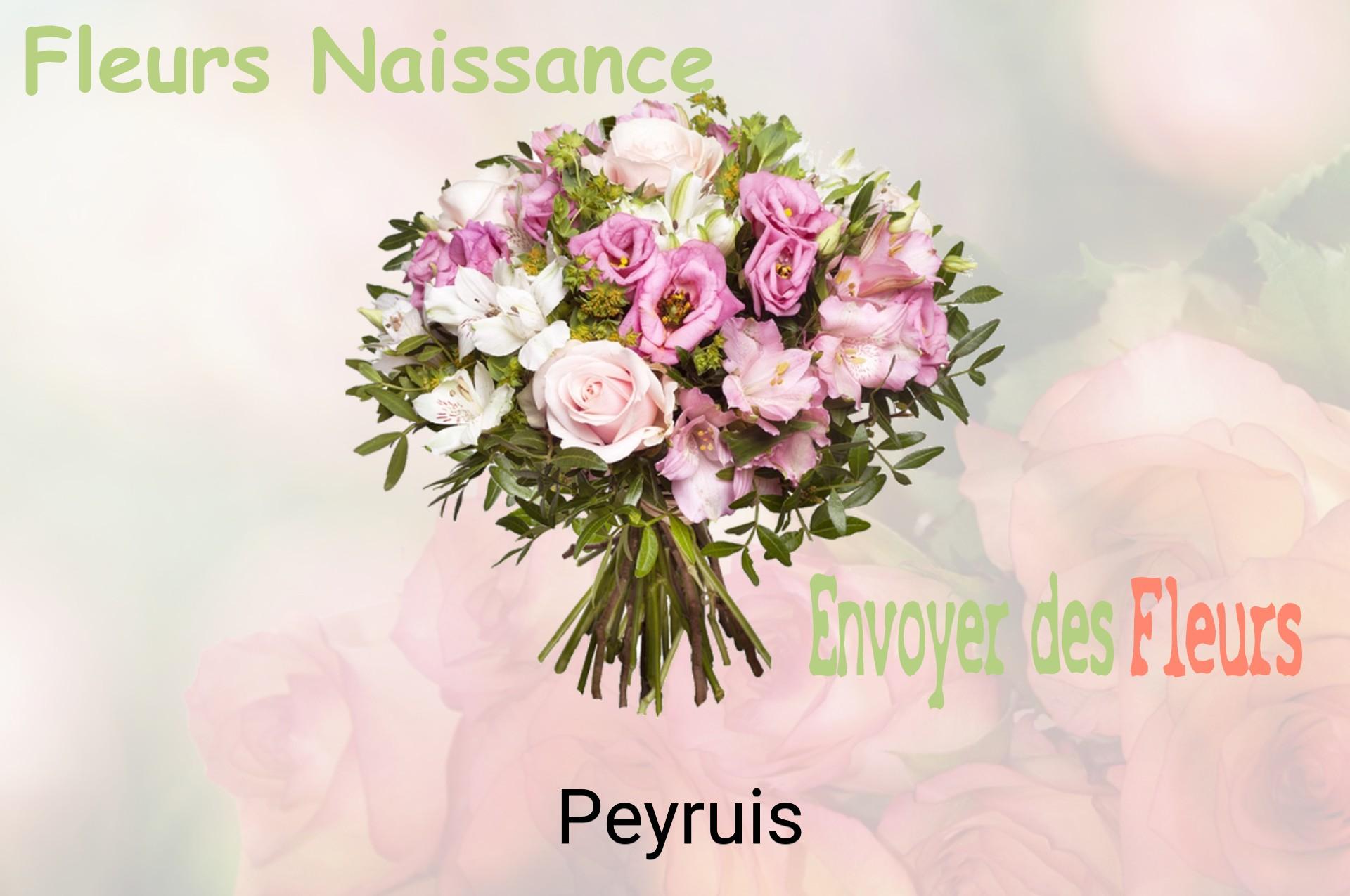 Bouquet de fleurs de naissance livré à Peyruis